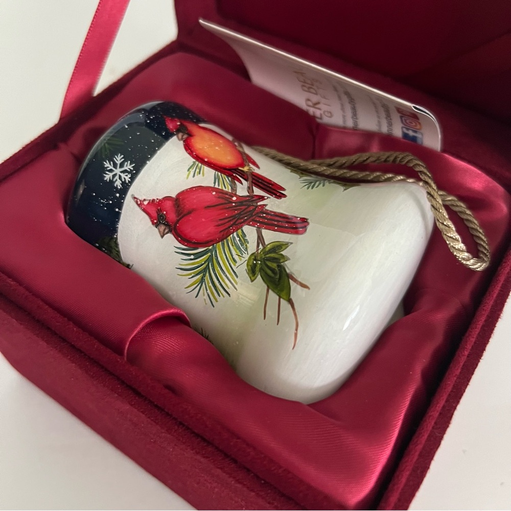 Christmas Ornaments Inner Beauty Gifts Cardinal Grass NIB